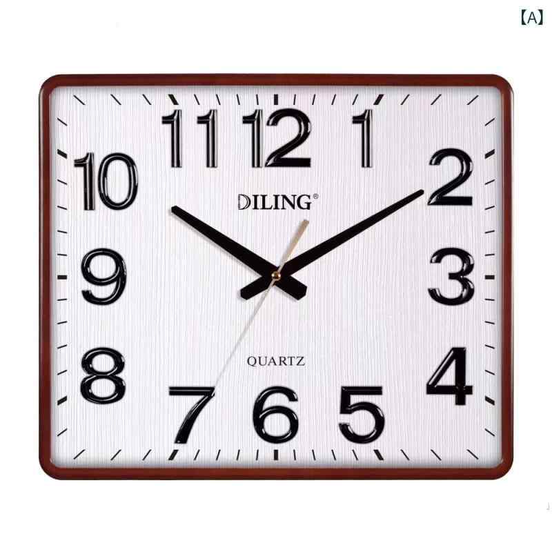 Wall Clock, Quartz Clock, Analog Clock, Simple Design, Silent Operation, High-Quality, for Living Room, Home Use, Battery Operated, Interior Decor, Room Decoration