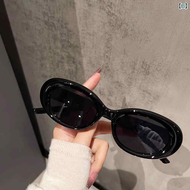 サングラス レディース キャットアイ ミルクホワイト 楕円形 個性的 復古 夏用 UVカット 軽量 アイボリー系 偏光レンズ アウトドア用 3