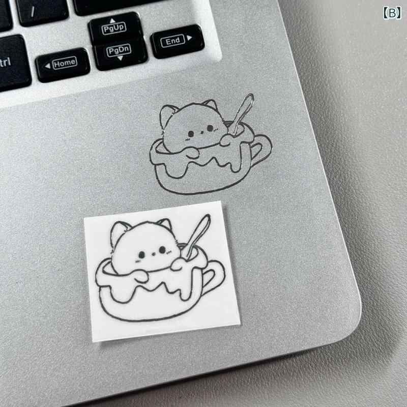 ステッカー かわいい 小猫 3D立体 吊り下げ 金属製 シール スマホ用 タブレット用 ...