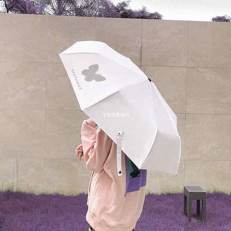 女性 用 反射 蝶 イン 傘 晴雨 兼用 自動 日傘 ガーリーハート 折りたたみ 日焼け...
