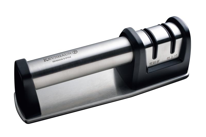 ケヴンハウン(Kevnhaun) ステンレスシャープナー 包丁研ぎ器 荒研ぎと仕上げの2種類の研ぎ石 手動 切れ..