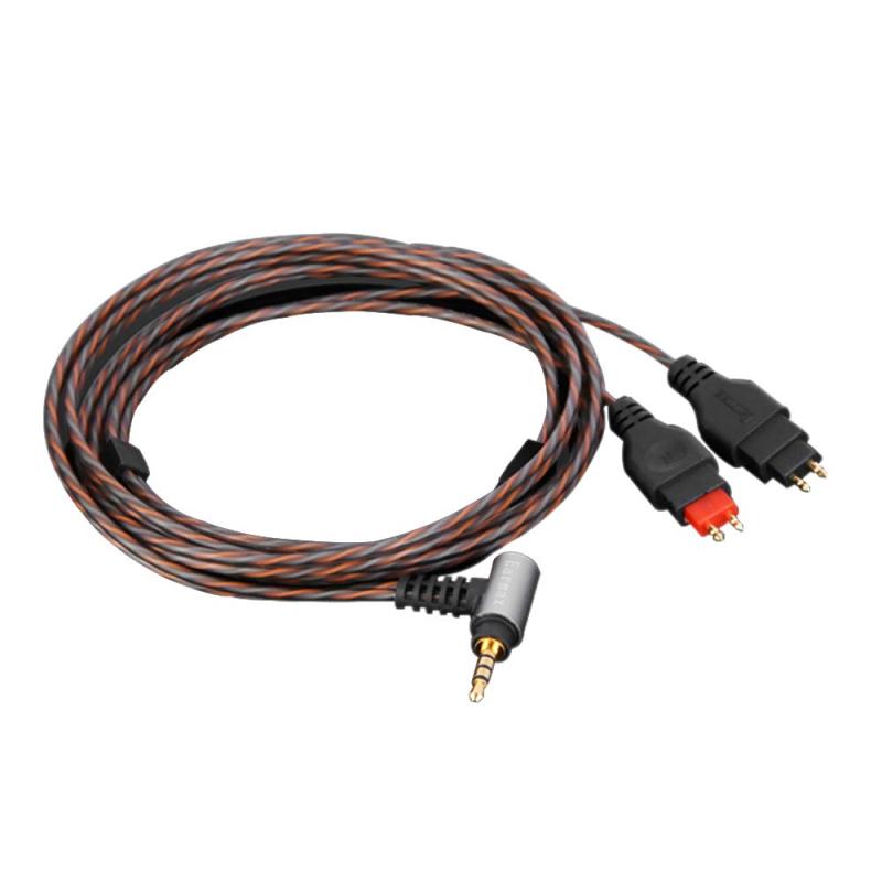Rakuten - ヘッドホンケーブル 2pin リケーブル バランス 交換用 HD650 HD600 HD580に対応 マイクなし 4芯 L型 2.5mm 単結晶銅