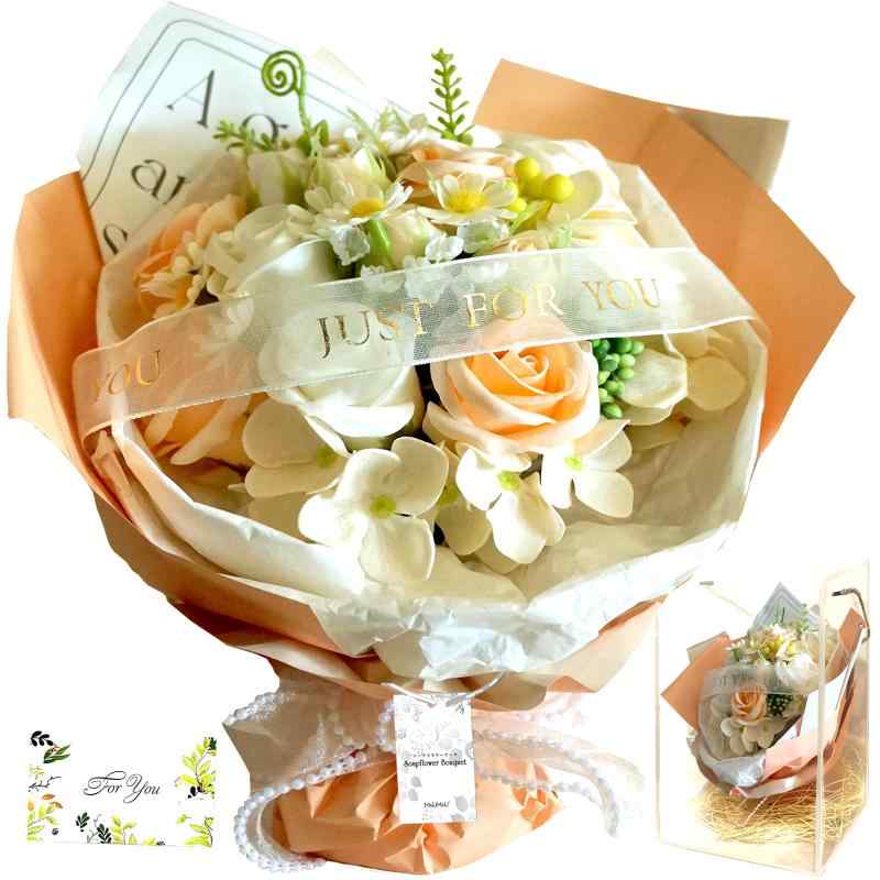 ソープフラワーブーケシャボンフラワ...