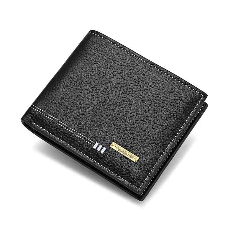 財布 男性用 ビジネス 短型 ライチ柄 ジッパー 皮革 コンパクト 収納 軽量 高級感 普段使い 通勤用 アイボリー系