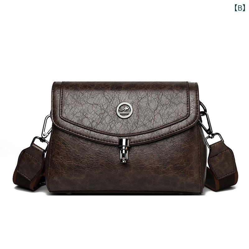 ショルダーバッグ レディース 復古 シンプル 通勤用 高級感 小型 四角形 鞄 軽量 使いやすい