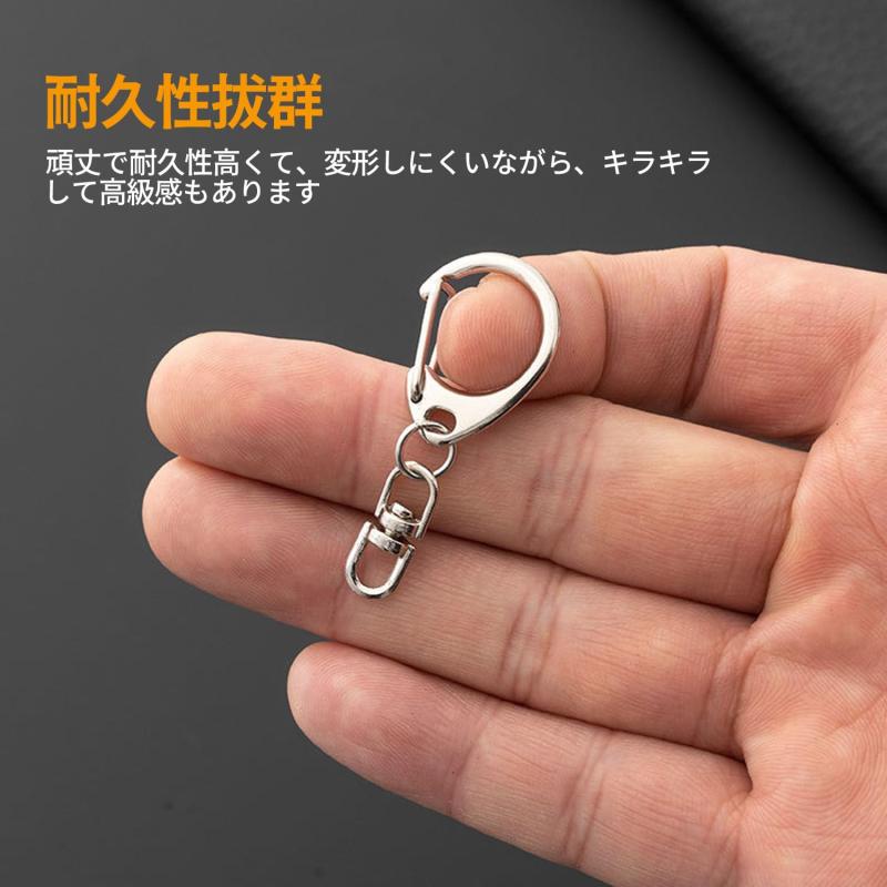 [VEAGIA] キーホルダー パーツ ナスカン キーホルダー パーツ キーホルダー アクセ...