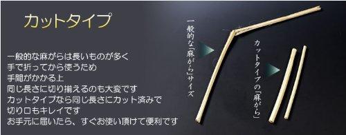 仏縁堂ブランド：お盆用品【麻がら：便利なカットタイプ】迎え火・送り火に丁度いいサイズ おがら ほうろく お盆・新盆・初盆 2