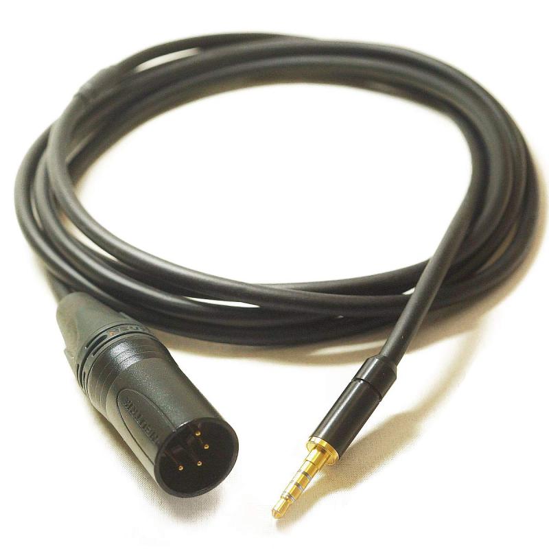 Bispa リケーブル 衡-KouUCWBHP-4MX4 【3.5mm-4極→XLR-4PIN】