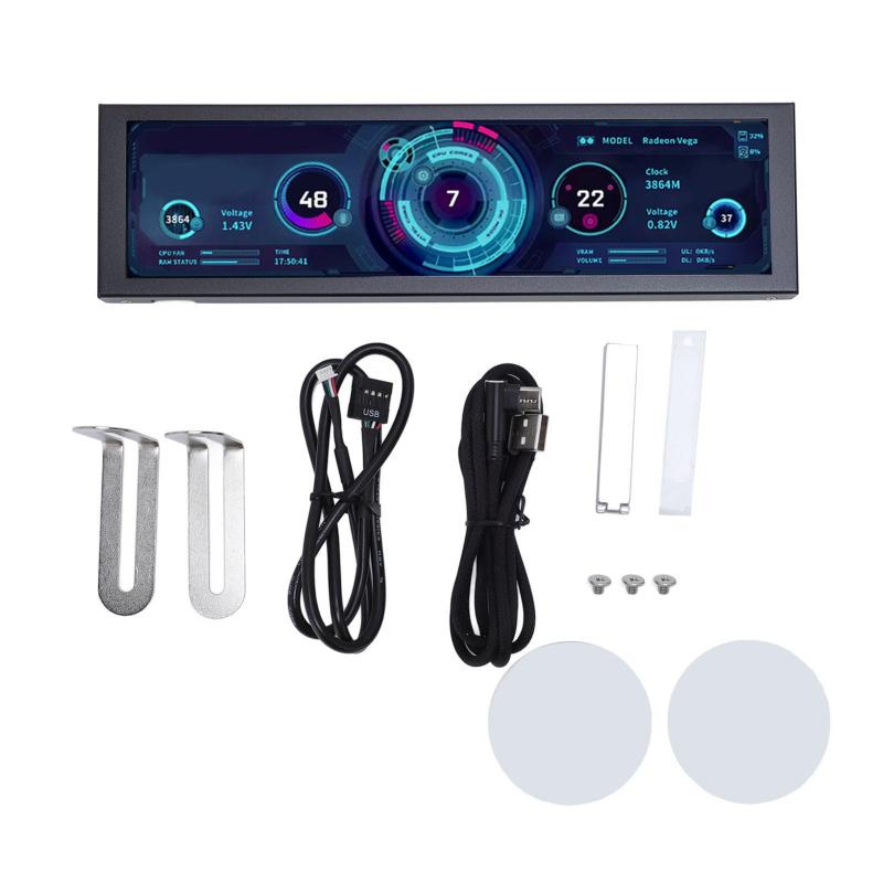 8.8インチIPS画面、1920x480ディスプレイサポート水平および垂直画面の切り替え、タイプCおよびpHインターフェイス、自動再生機能