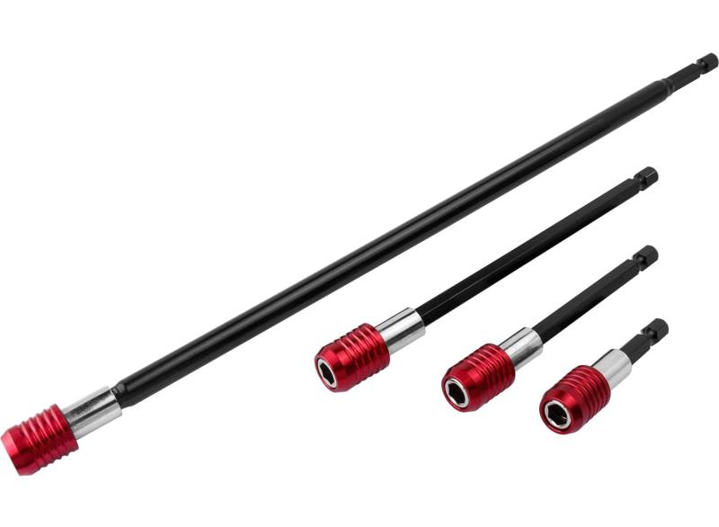 Wolfride エクステンションバー ビット ホルダー 6.35mm 1/4インチ 六角軸延長ビット ソケット拡張ドライバー 50mm/100mm/150mm/300mm 4本セット