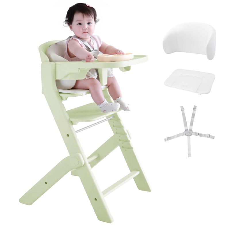 ベビーハイチェア-MAZOT ベビーチェア 10段階高さ調節 5点式安全ベルト付き トレイ＆快適クッション 滑り止め設計子供用椅子 全身水洗い可能 ダイニングチェア 多機能学習チェア 遊びチェア