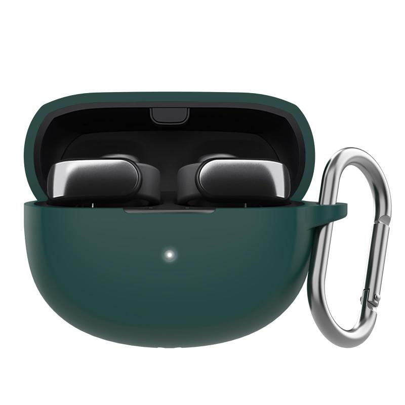 AHASTYLE Bose Ultra Open Earbuds (2024) 用シリコンケース [された金属カラビナ] 全面保護 充電便利 紛失防止 滑り止め 耐衝撃フル保護スキンケースカバー 互換性 NEW Bose Ultra Open Earbu