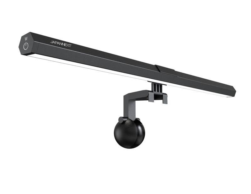 JAPANNEXT モニターライト(湾曲) JN-ML-R450R 明るさ/色温度調整 自動調光 目に優しい USB-C 無線リモコン付属 手元を明るく照らすデスクライト【2年】