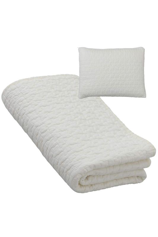 AQUA (アクア) ベビーブランケット おくるみ 85×130cm mofua (モフア)イブル CLOUD柄キルト