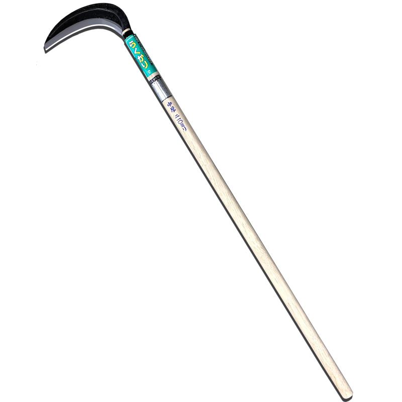 Rakuten - ホウネンミヤワキ らくかり鎌 造林鎌 登型造林鎌 立ったまま刈れる