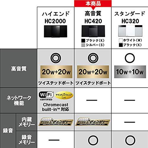 パナソニック ミニコンポ FM/AM 2バンド Bluetooth対応 デジタル5チェンジャー USB...