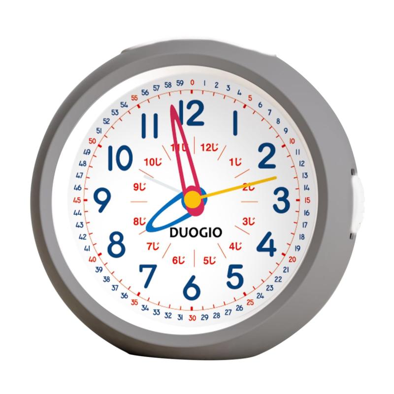 目覚まし時計 アナログ 置き時計 バックライト付き 静音 見やすい アラーム設置可 卓上飾り 学生子供勉..