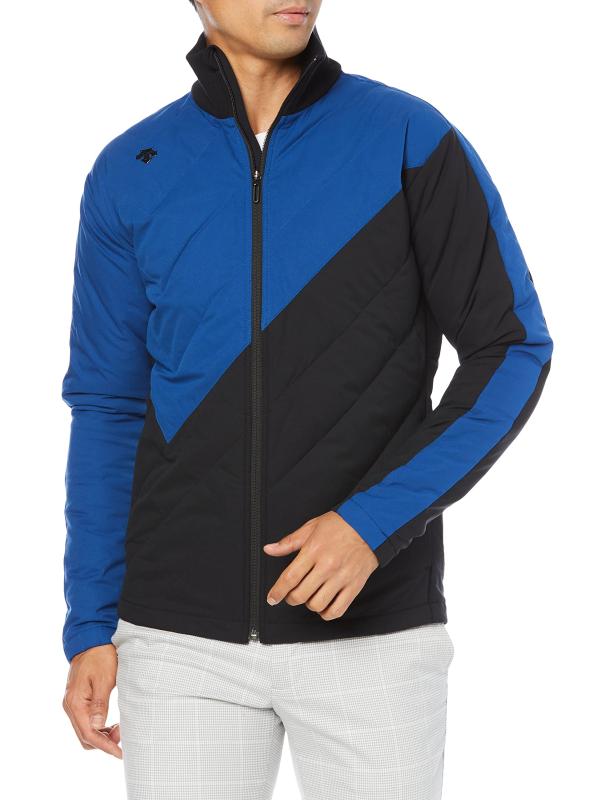 [デサント] 21年秋冬モデル ゴルフ ブルゾン グリーンダウン ジャケット 切り替え ストレッチ はっ水 保温 DGMSJK05 メンズ