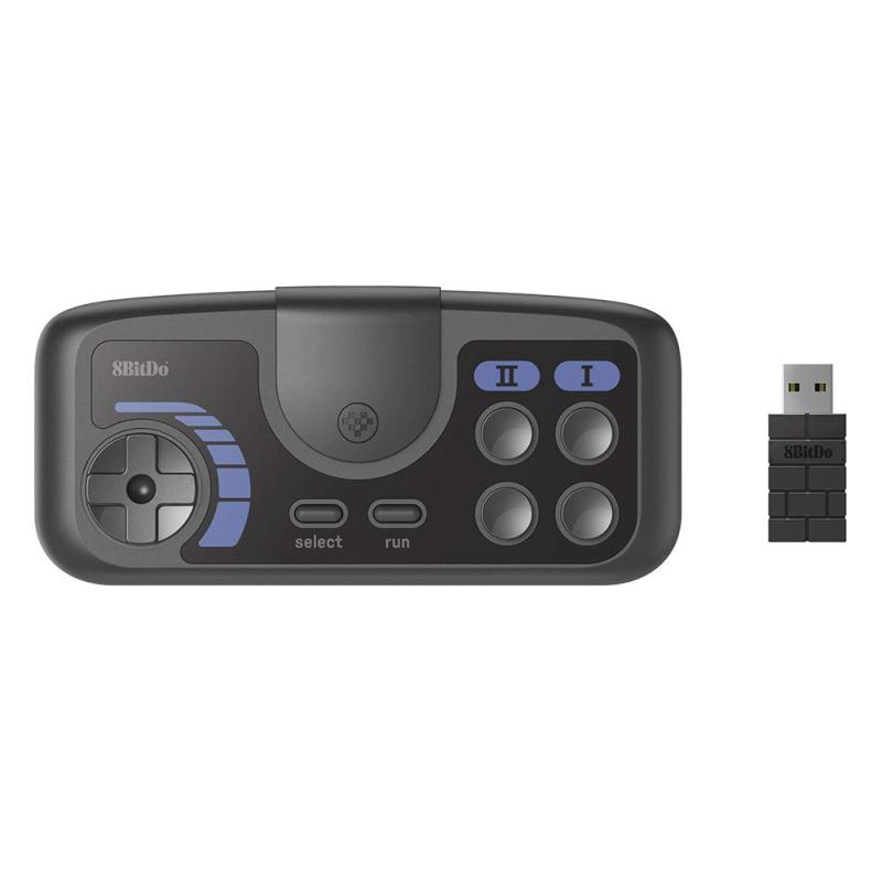 8Bitdo TG16 ワイヤレス ゲームパッド PC Engine mini CoreGrafx mini TubroGrafx-16 mini Switch用(暗..