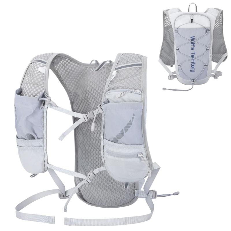 Rakuten - Azarxis ランニングバッグ リュック ハイドレーション 登山 大容量 軽量 通気 光反射 ランニング トレラン 自転車 スポーツ ジョギング サイクリング マラソン ザック バックパック 通勤ラン