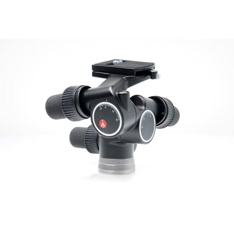 Manfrotto ギア雲台 アルミニウム製