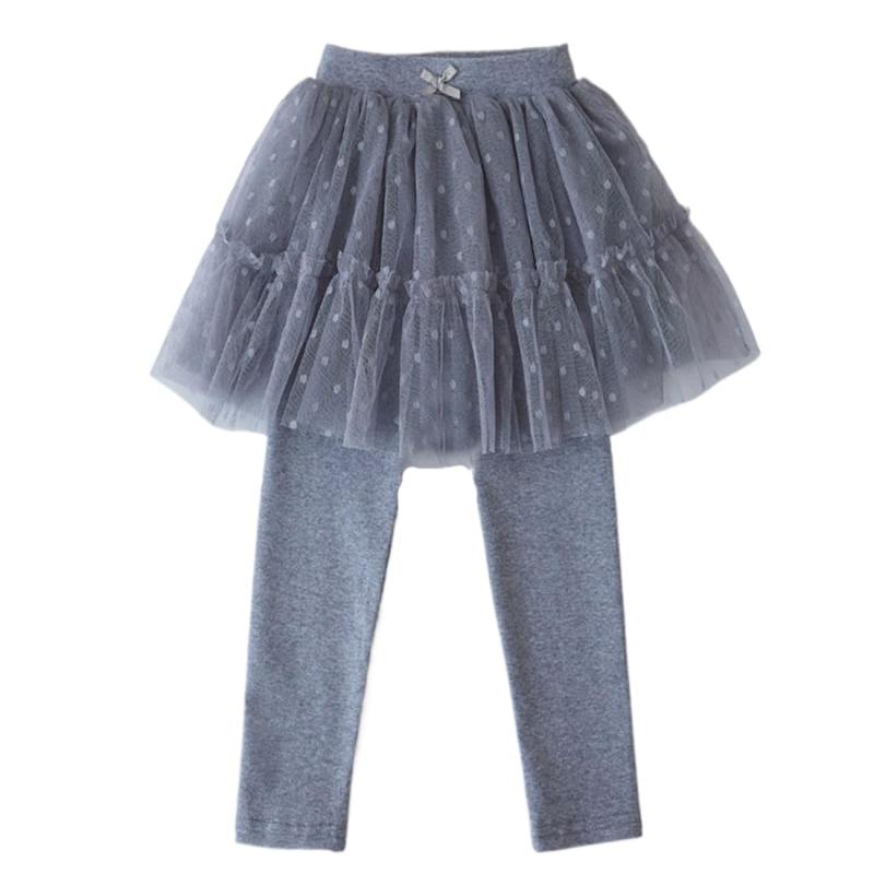 [VIISEN] 女の子 10分丈 レギンス 子供服 キッズ スカッツ レギンス付き3段チュチュスカート スカート付レギンス チュールスカート スパッツ 春夏秋冬 100/110/120/130/140cm