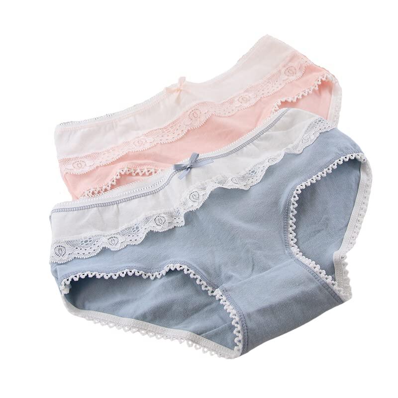 [emptio] [エンプティオ] レディース フルバック ショーツ パンティ マルチカラー パステルレース 4枚セット