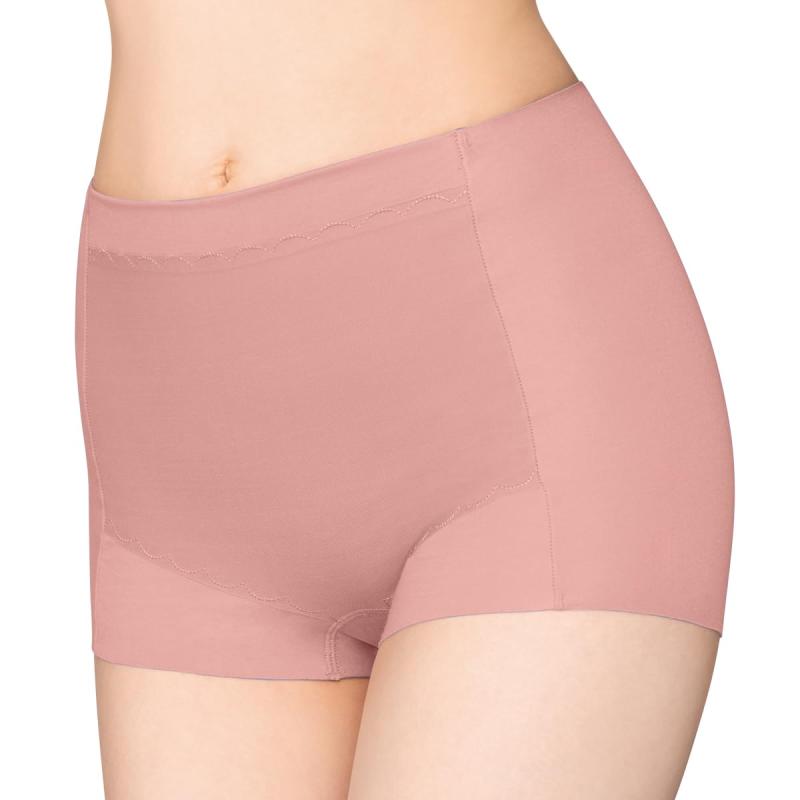 ATSUGI(アツギ) お腹押えショーツ［3D COVER（スリーディーカバー）］ 綿混フリーカット生地 1分丈 深ばき アロエ加工 ウエスト熱圧着 マチ部中縫仕様 裾フリーカット 裏マチ綿100% 80899ASレディ