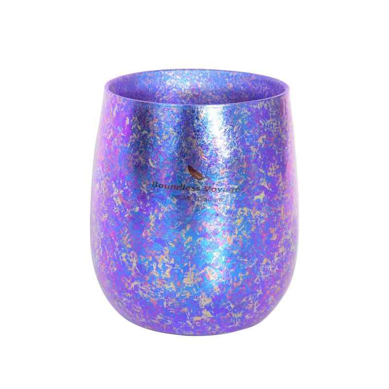 Boundless Voyage チタンカップ 二層構造 純チタン製 断熱 ジュース カップ ワイングラス 誕生日 結婚お祝い プレゼント loeuf-10326038 loeuf サンプル画像2