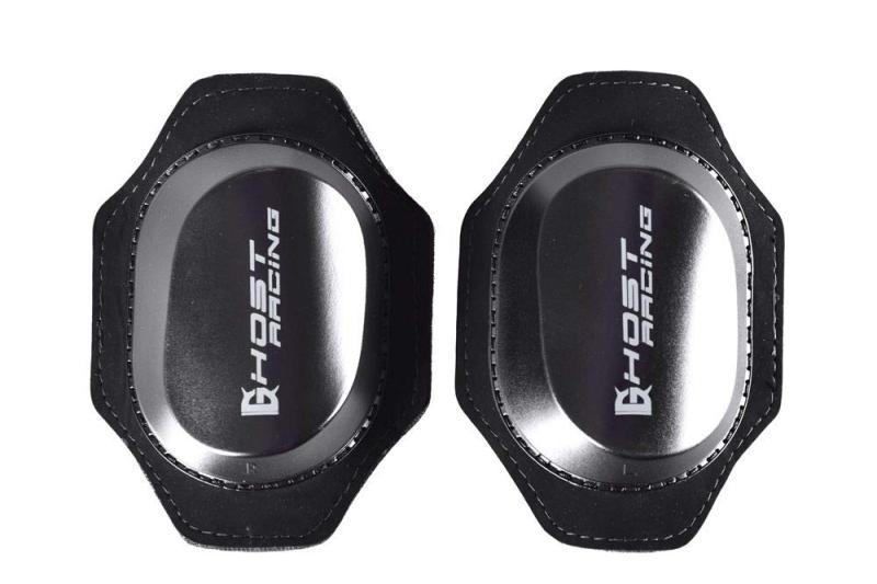 バンクセンサー 膝用プロテクター バイクウェア レーシングプロテクター バイクパンツ用 (黒)