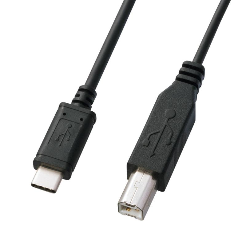 サンワサプライ USB2.0 TypeC - Bケーブル