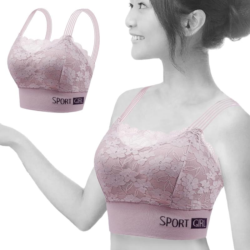 [QQOLi] 【24時間着用OK】 美乳 ナイトブラ ふっくらバスト 締め付けゼロ デイ&amp;ナイト 揺れない スポーツブラ 通気 伸縮素材 立体パッド