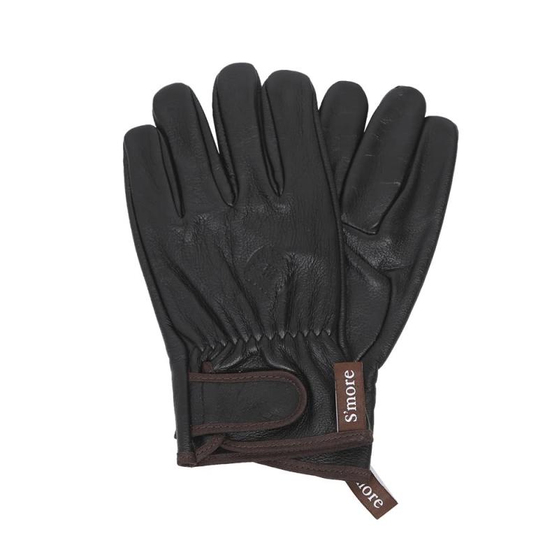 S'more(スモア) Leather gloves 耐火グローブ 耐熱グローブ 革 レザーグローブ5本指 耐熱手袋
