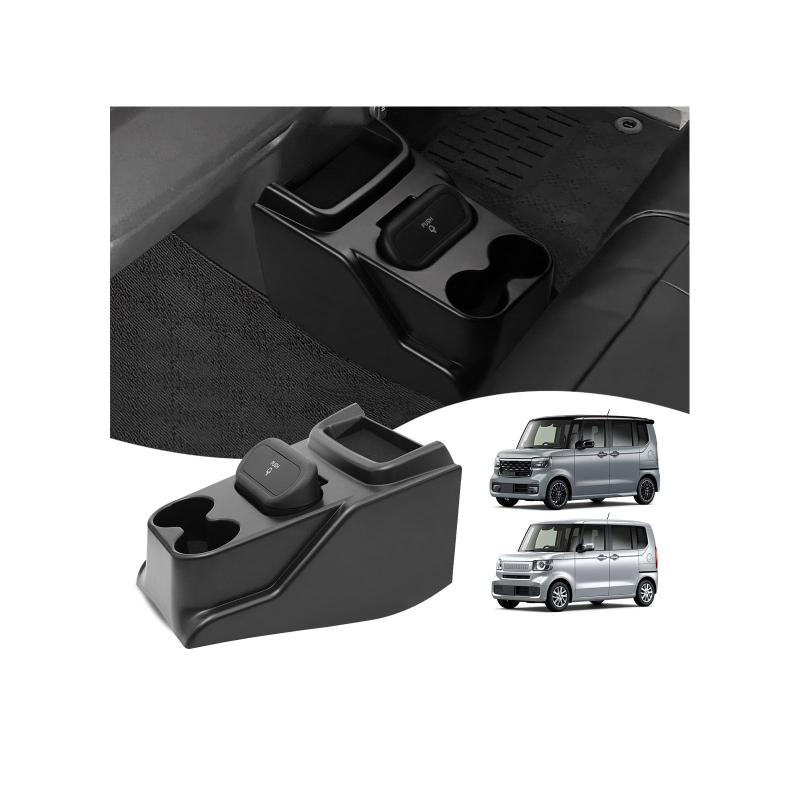 新型 N-BOX JF5 JF6 コンソールボックス センター コンソール エヌボックス jf5 ドリンクホルダー増設 車 収納 小物入れ カー用品 ゴミ箱 jf6車内ボックス カスタムパーツ 内装アクセサリー 滑り