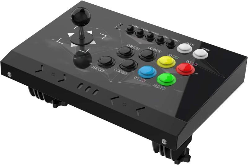 Rakuten - NBCP アーケードゲーム対戦ジョイスティックコントローラー 高速CPU 格闘ゲームに完璧に対応 PS3/PC/Switch/Androidプラットフォームに適しています。