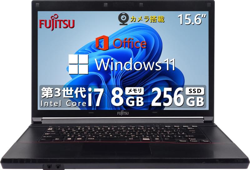 無料オフィス付きcorei7❣️新品SSD✨️ブルーレイ✨️薄型ノートパソコン MSオフィス付！Corei7・8GB・SSD512・ブルーレイ・ノートパソコン