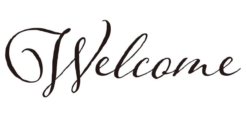 オリジナルデザインストア 【Welcome】 ウェルカム ウォールステッカー カッティングステッカー 防水 ウェルカムボード 玄関