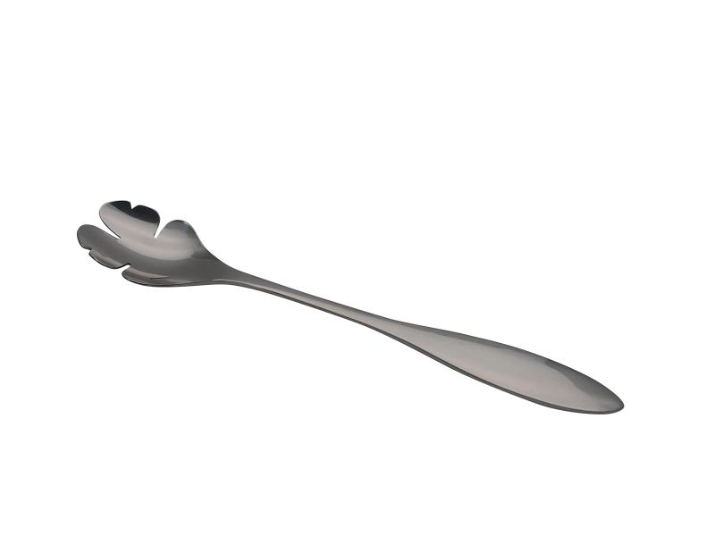 【TE to TE 岡部洋食器製作所】卵のカラザがラクラクキレイに取れるクローバースプーン 日本製