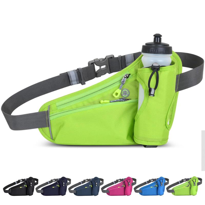 PENGUINFLY ランニングポーチ ランニングバッグ ウエストポーチ ランニング スマホ ペットボトル ドリンク 防水 ボトルポーチ スマホ 携帯 フリップベルト 揺れない メンズ レディース 軽量 ジ