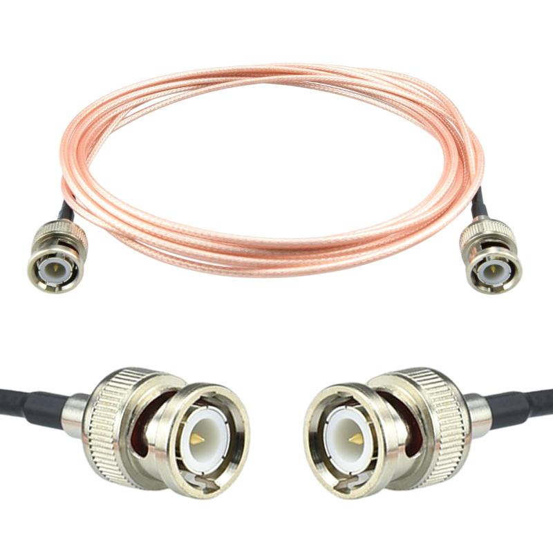 BOOBRIE 3M BNCケーブル BNCオスコネクタ RG316同軸ケーブル 1.5D-2V類似 BNCP 延長ケーブル 延長ゴート 接続用同軸ケーブル ラジオ ビデオ信号 CCTV DVRカメラ スキャナー