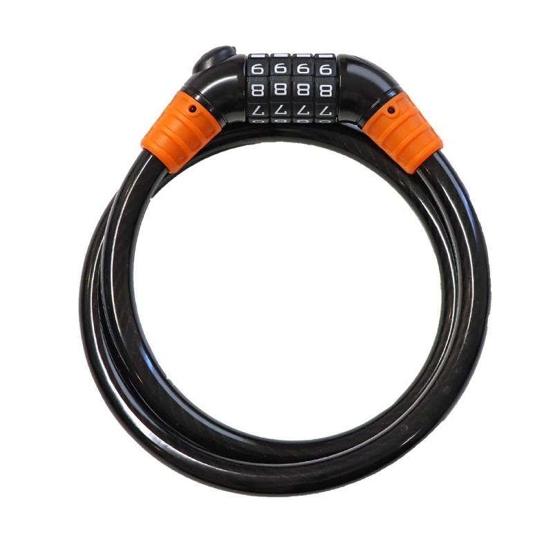 モトベース（MOTO BASE）盗難防止用品 モトロックシリーズ LED付ダイヤル式ワイヤーロック（MBLC-DYL-01）