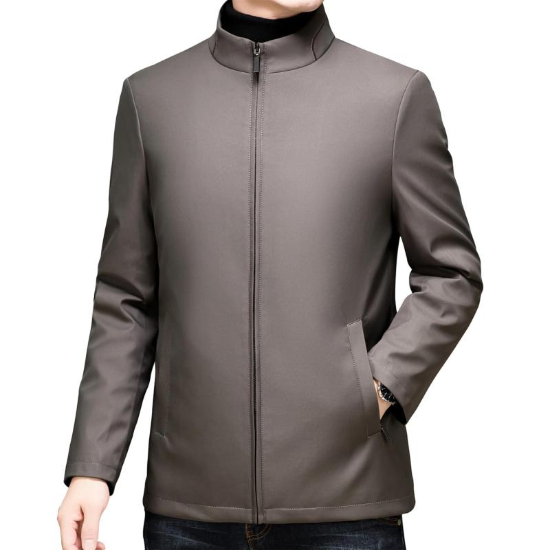 [FJSSLHXK] ダウンインナーは取り外し可能で メンズ ダウン ジャケット 立襟 ブル...