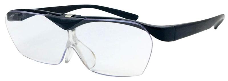 Face Trick glasses 両手が使えるメガネ型拡大鏡 こだわりのケース グラスコード メガネクリーナ―セット FTLS