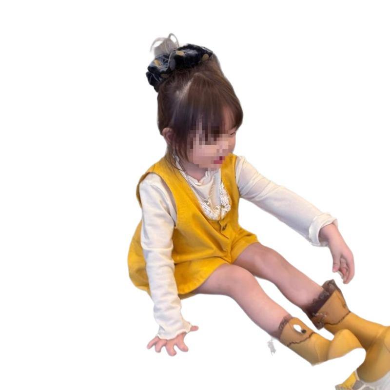 キッズ 女の子 オールインワン パンツ セット かわいい サスペンダー 春夏 普段使い 軽量 伸縮性 綿