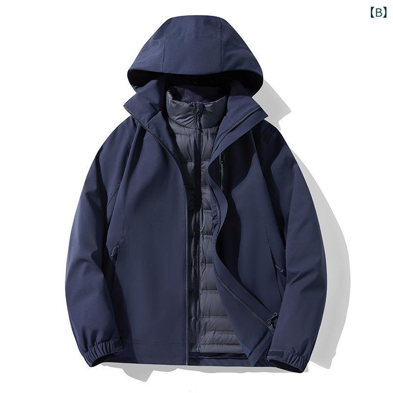 レディース メンズ ダウンジャケット ビッグサイズ 8XL カップル用 3層構造 冬 ダックダウン 90% 保暖 フリース 軽量 伸縮性 吸湿速乾 高級感