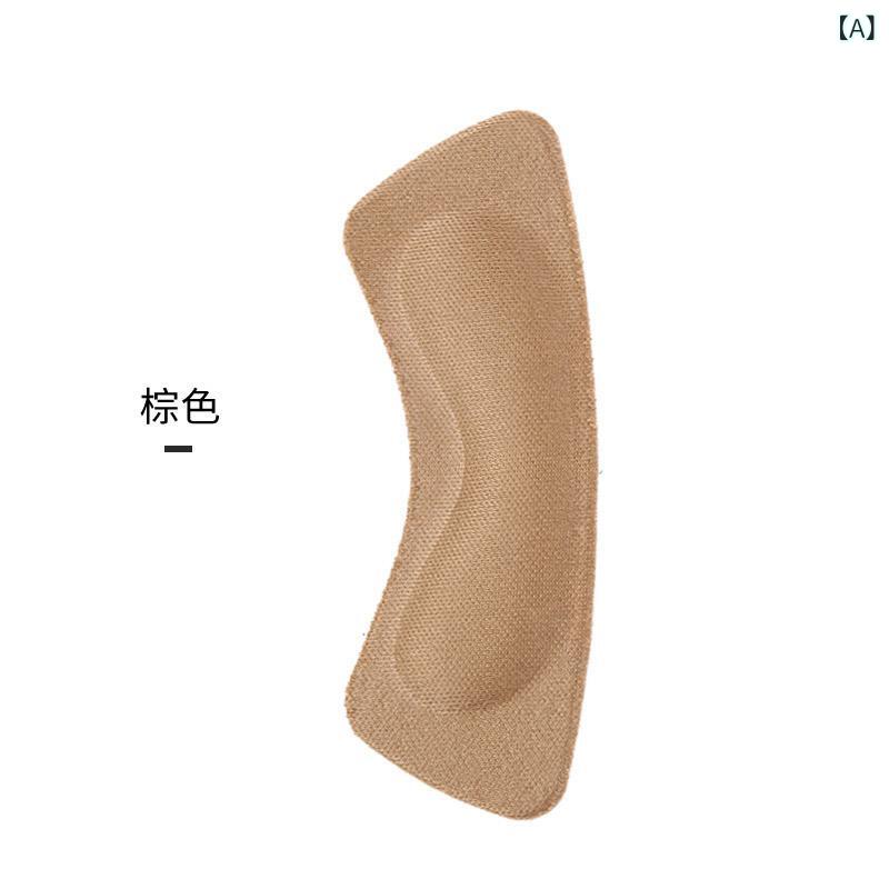 レディース シューズアクセサリー ヒールパッド インビジブル 摩擦防止 ハイヒール用 スポンジ インソール クッション性 快適 軽量 セット