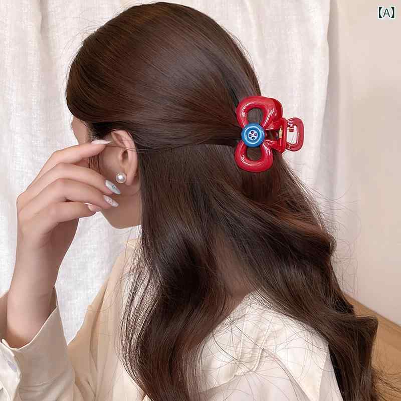 ヘアピン レディース フランス式 蝶結び シャーク型 高級感 ヘアアクセサリー 普段使い 上品 後頭部用 万能