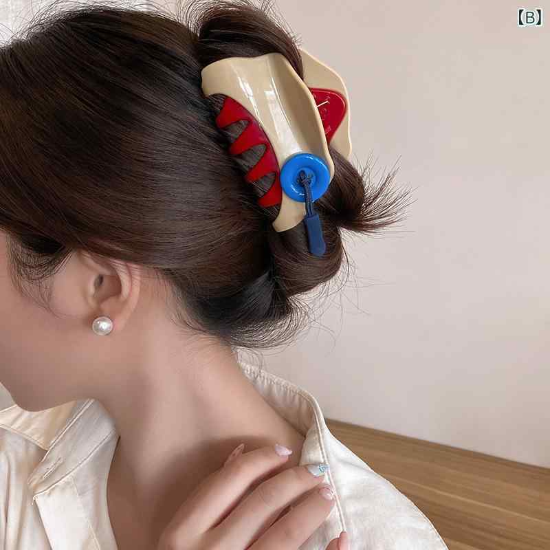 ヘアピン レディース フランス式 蝶結び シャーク型 高級感 ヘアアクセサリー 普段使い 上品 後頭部用 万能 2