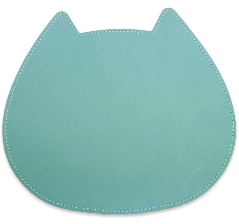 SONY - meow cheri マウスパッド 猫 ねこ 可愛い おしゃれ 本革 レザー 栃木レザー 日本製 プレゼント ギフト