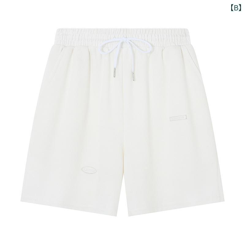 レディース ショーツ 夏 グレー ハイウエスト ワイドレッグ Aライン ストレート ゆ...